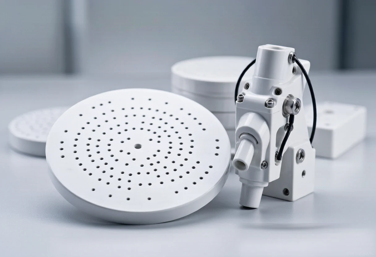 3D printed aluminium nitride wafer handling components for semiconductor equipment
